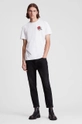 AllSaints T-shirt bawełniany NUROSE BRACE SS CREW 100 % Bawełna