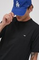 Vans tricou din bumbac negru VN0A49R7BLK1