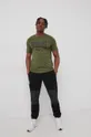 Βαμβακερό μπλουζάκι Everlast πράσινο