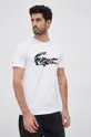 Lacoste T-shirt bawełniany TH2207 biały