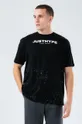 μαύρο Βαμβακερό μπλουζάκι Hype Ανδρικά