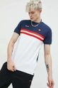 granatowy Ellesse t-shirt bawełniany