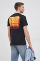 czarny Deus Ex Machina T-shirt bawełniany Męski