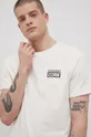 beżowy Converse T-shirt bawełniany