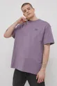 Lee T-shirt bawełniany fioletowy
