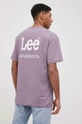 Lee T-shirt bawełniany 100 % Bawełna