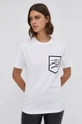 Karl Lagerfeld T-shirt bawełniany 216W1786 biały