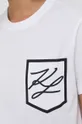 Karl Lagerfeld T-shirt bawełniany 216W1786