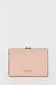 ροζ Δερμάτινη θήκη για κάρτες Furla Γυναικεία