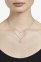 Náhrdelník Swarovski stříbrná 5644658