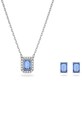 Náušnice a náhrdelník Swarovski modrá 5641171