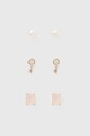 Lauren Ralph Lauren kolczyki 3-pack złoty 14G00225