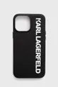 чёрный Чехол на телефон Karl Lagerfeld Iphone 13 Pro Max Женский