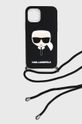 Obal na telefon Karl Lagerfeld Iphone 12/12 Pro černá