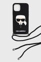 Θήκη κινητού Karl Lagerfeld Iphone 12/12 Pro μαύρο