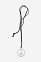 Κολιέ Needles Peace Pendant - Deer Cord LQ015.SILVER ασημί AW22