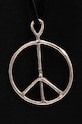 Needles necklace Peace Pendant - Deer Cord LQ015.SILVER silver