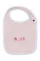 BOSS Podbradnjak za bebe (3 - pack,) pastelno ružičasta
