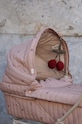 Fete Konges Sløjd cărucior de păpuși DOLL PRAM KS3564 bej