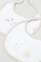 Βρεφική σαλιάρα OVS 2-pack λευκό