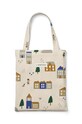 Liewood lenjerie de pat din bumbac pentru copii Carmen LW14917 verde AW23