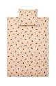 Liewood lenjerie de pat din bumbac pentru copii Carmen LW14917 bej AW23