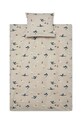 Liewood lenjerie de pat din bumbac pentru copii Carmen LW14917 bej AW23