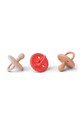 Liewood smoczek niemowlęcy Paula 3-pack 3-pack czerwony LW13090