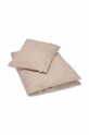 Konges Sløjd lenjerie de pat din bumbac pentru copii BABY BEDDING GOTS 70X100 maro KS3928