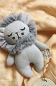 М'яка іграшка Konges Sløjd MINI LION Для немовлят сірий 17609