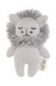М'яка іграшка Konges Sløjd MINI LION 17609 сірий AW22