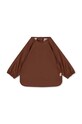 Дитячий слюнявчик Konges Sløjd 2-pack 2 PACK DINNER BIB WITH SLEEVES бежевий KS2474