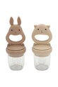 Соска для подачи фруктовых муссов Konges Sløjd 2 шт SILICONE FRUIT FEEDING PACIFIER 2 шт бежевый KS4279