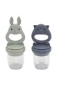 Konges Sløjd smoczek do podawania owoców 2-pack SILICONE FRUIT FEEDING PACIFIER 2-pack niebieski KS4279