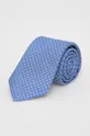 niebieski BOSS krawat jedwabny 50475619 Męski
