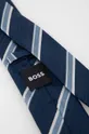 Краватка з домішкою шовку BOSS блакитний