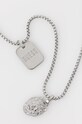 Guess colier JUMN01.300JW argintiu AW22