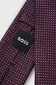 Краватка з домішкою шовку BOSS бордо