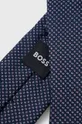 Краватка з домішкою шовку BOSS фіолетовий