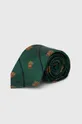 зелёный Шелковый галстук Polo Ralph Lauren Мужской