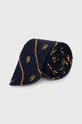mornarsko modra Volnena kravata Polo Ralph Lauren Moški