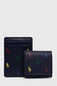 Polo Ralph Lauren bőr airpod tok sötétkék 405880716001