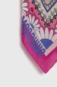 Шелковый платок на шею Moschino розовый