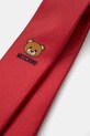 Hodvábna kravata Moschino M5347.55060 červená SS25