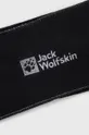 Jack Wolfskin fascia per capelli nero