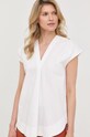 Tiger Of Sweden bluza din bumbac alb S70412012