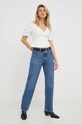 Levi's bluzka bawełniana A3357.0000 biały AW22