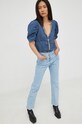 Τζιν πουκάμισο Levi's A3357.0002 σκούρο μπλε AW22