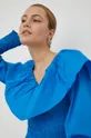 блакитний Бавовняна блузка Gestuz Жіночий