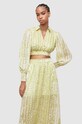 Блузка AllSaints длинный мультиколор WM215W